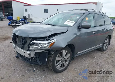 2016 Nissan Pathfinder Platinum from USA, damaged, VIN 5N1AR2MM9GC659265